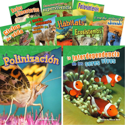 Let'S Explore Life Science Grades 2-3 Spanish, 10-Book Set (Science: Information