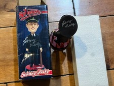 DUAL SIGNED Johnny Pesky Lowell Spinners Bobble Head Boston Red Sox Autographed