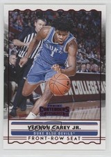 2020-21 Panini Contenders Draft Picks Front Row Seats Red Vernon Carey Jr 0b3u