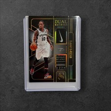 2024-2025 Panini Silhouette Demar Derozan Dual Materials 10/10 - Nike Swoosh Tag