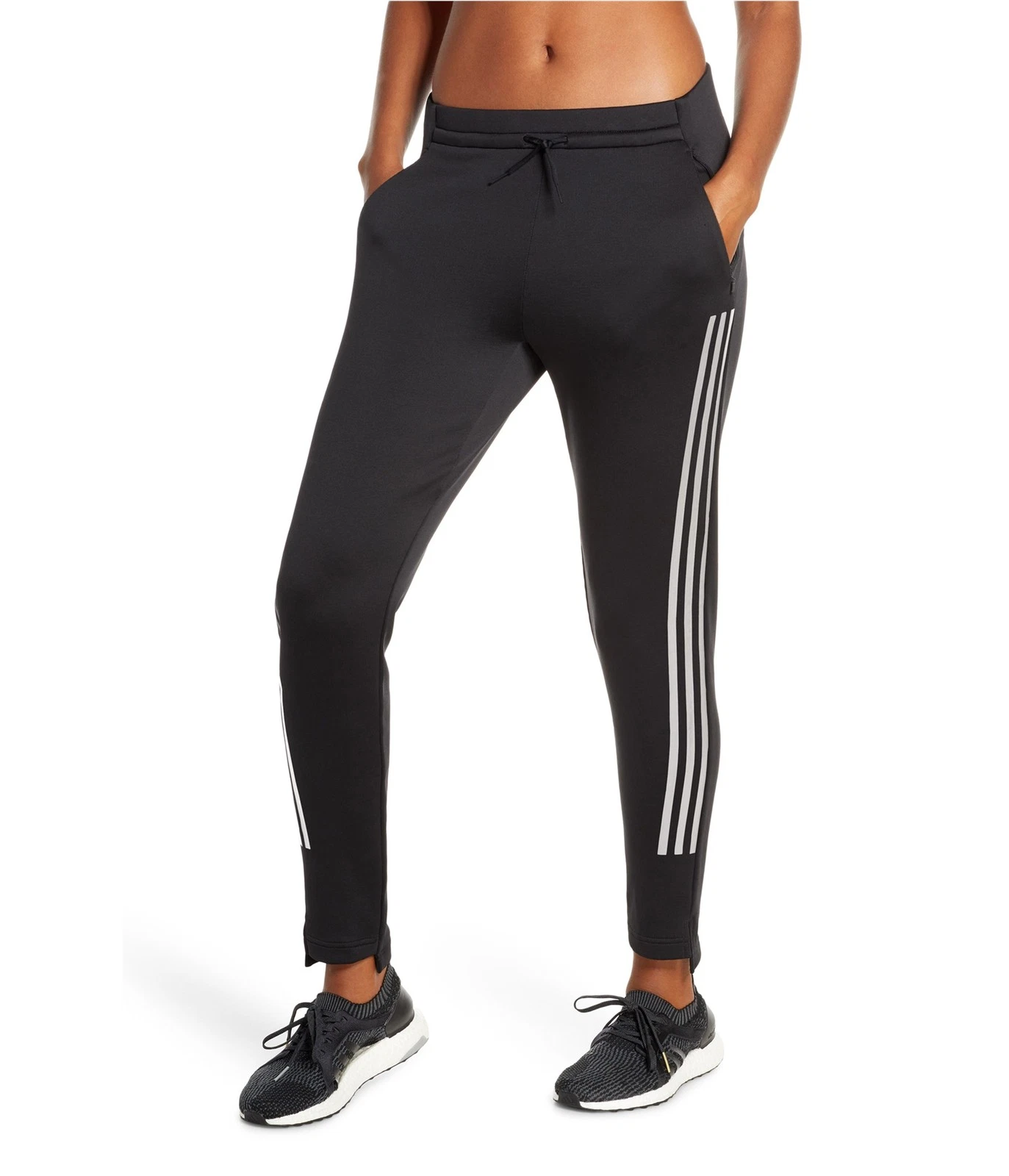 Adidas Pantaloni da Jogger Casual a 3 Strisce da Donna Climawarm Nero S