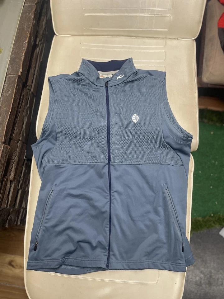 Chaleco de Radiación KJUS Para Hombre Ligero Cremallera Completa Golf Rendimiento Chaleco Talla 52/L Foto 3 de 4