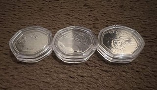 Snowman 50p 2018. Stephen Hawking 50p 2019. Gruffalo 50p 2019 BU. NO TONING!! 😊