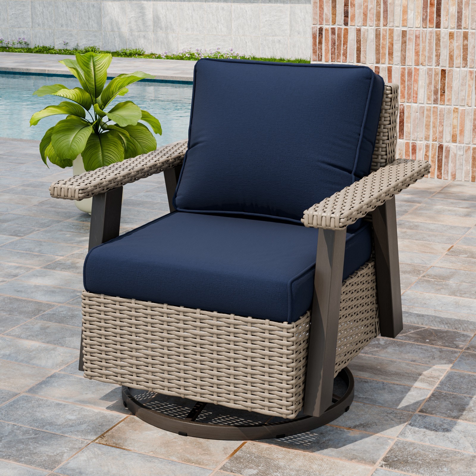 Outdoor Patio Lounge Chair