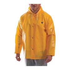 TINGLEY J22107 Rain Jacket,Unrated,Yellow,S 5CYN8