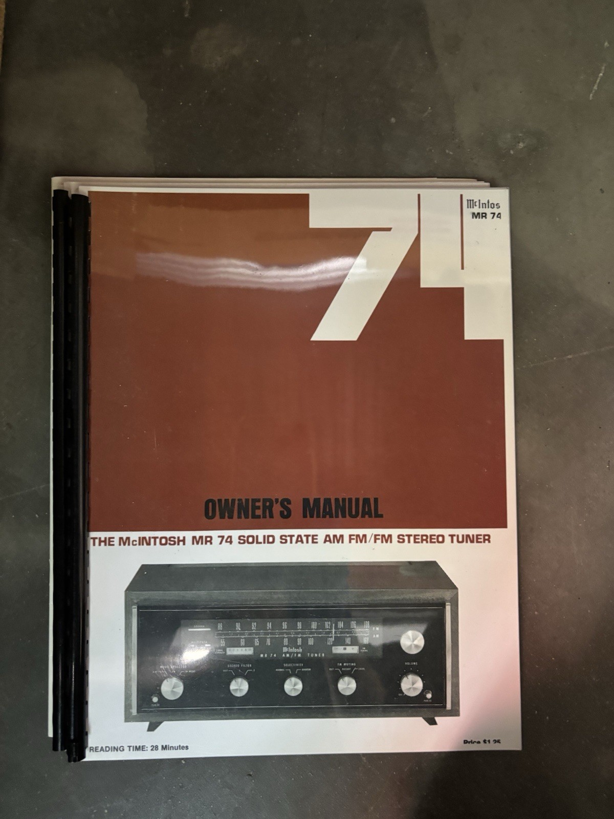 McIntosh MR71 Original Owners Manual