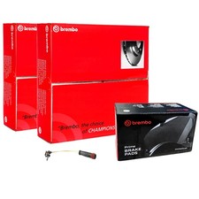 BREMBO Bremsscheiben 342mm Beläge WAKO Satz Vorne für MERCEDES W206 S206 A236