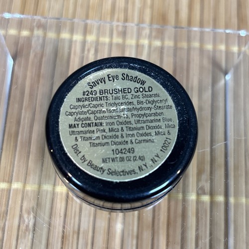 savvy Eye Shadow~#249 Brushed Gold~.08 oz~Rare - Picture 2 of 2