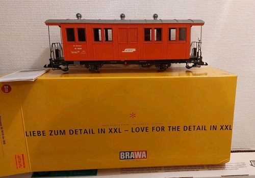 LGB/ BRAWA 15004 RhB Xk 9039 Mannschaftswagen Gartenbahn  | Condition: Gebraucht