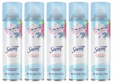5 PACK Secret POWDER FRESH 24HR Aerosol Antip...