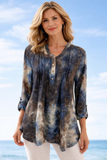 New Directions blouse top size X L 3/4 sleeve...