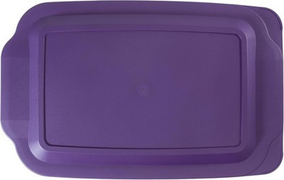 Pyrex purple lid on 9x13 baking dish