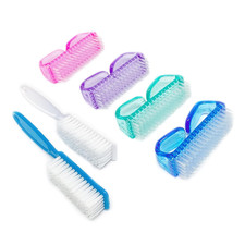 6 Pack Handle Grip Nail Cleaning Brush, Fingernail Brush Cleaner Scrub Brush Kit