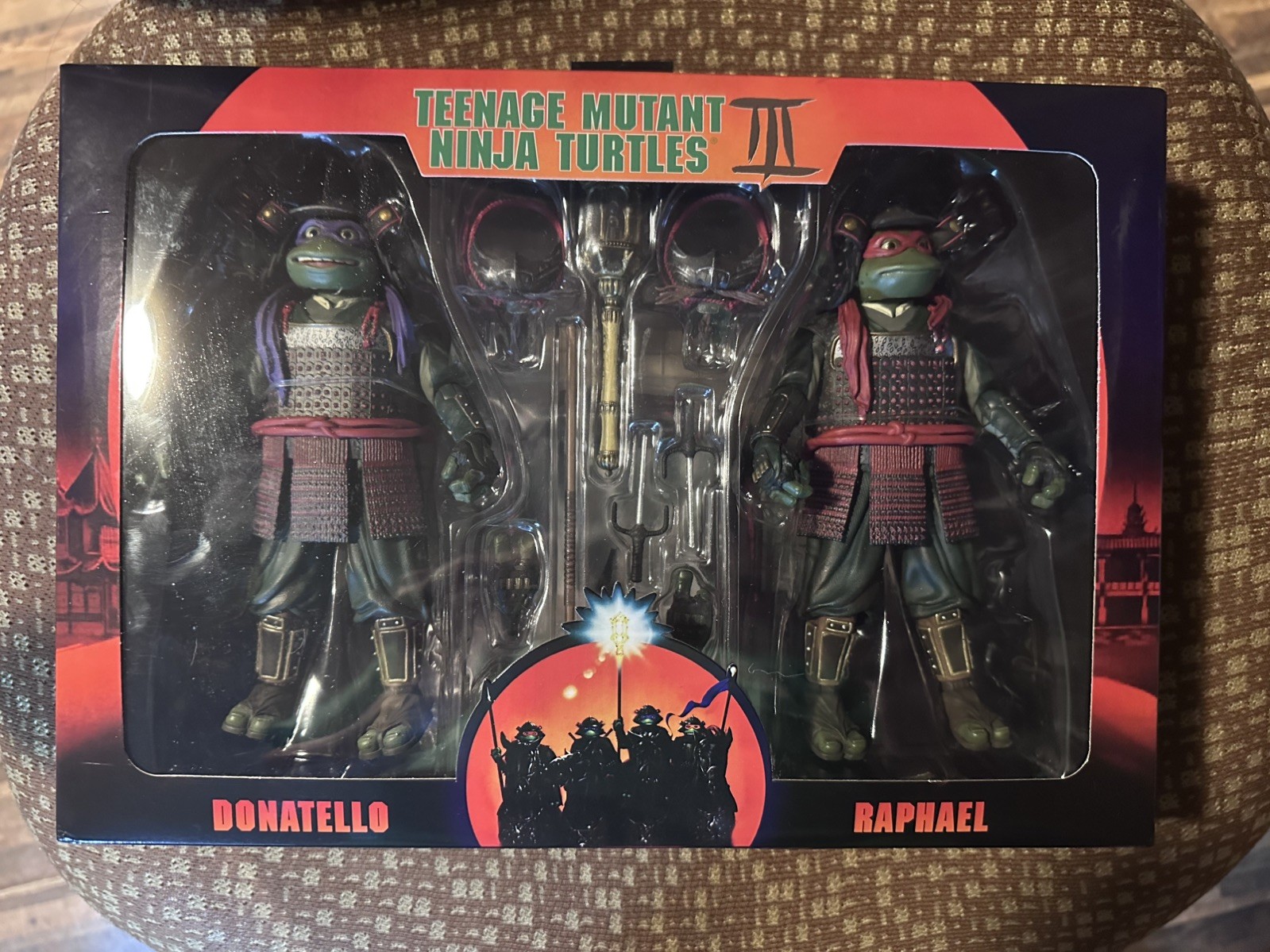 Donatello Raphael -NECA Teenage Mutant Ninja Turtles 3 III - 2 Pack 7” BRAND NEW