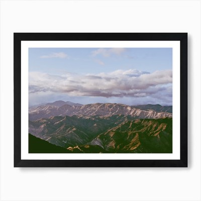 Little Pine Mountain Kunstdruck gerahmt Wandbild Poster Leinwanddruck Bild