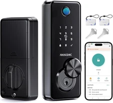 Security Smart Lock Fingerprint Keyless Entry Door Lock Built-in Wi-Fi APP