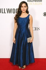 VNTG Scott McClinton Sleeveless Metallic blue Stoned Chest Formal Gown fairy 10