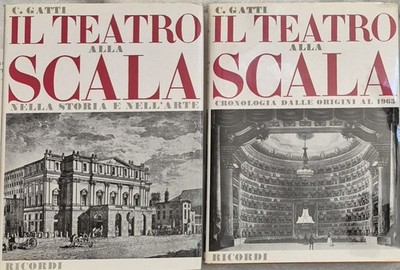 Il Teatro Alla Scala (Gatti · 1964 · 2 Vol Slipcased Set w/ DJs )  VG