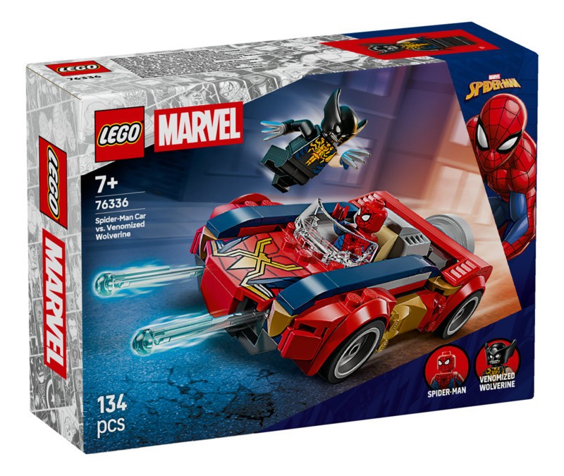 Lego Set Costruzioni 76336 Marvel Spider-Man Vs. Wolverine Venomizzato 134 Pezzi - Immagine 4