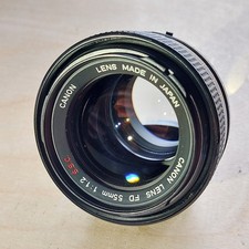 Canon FD 55mm F/1.2 S.S.C. Lens, Canon FD Mount