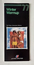 Vintage San Diego Disneyland Brochure Winter 1977 United Airlines Travel Deals