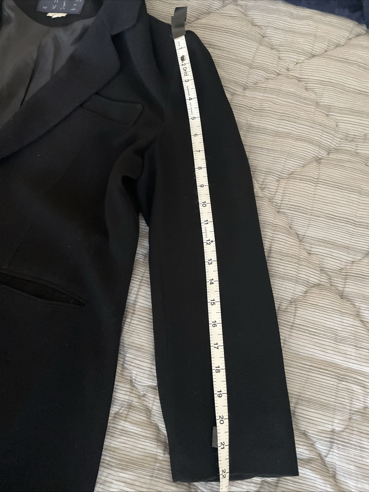 Classic black two button blazer jacket tailored f… - image 7