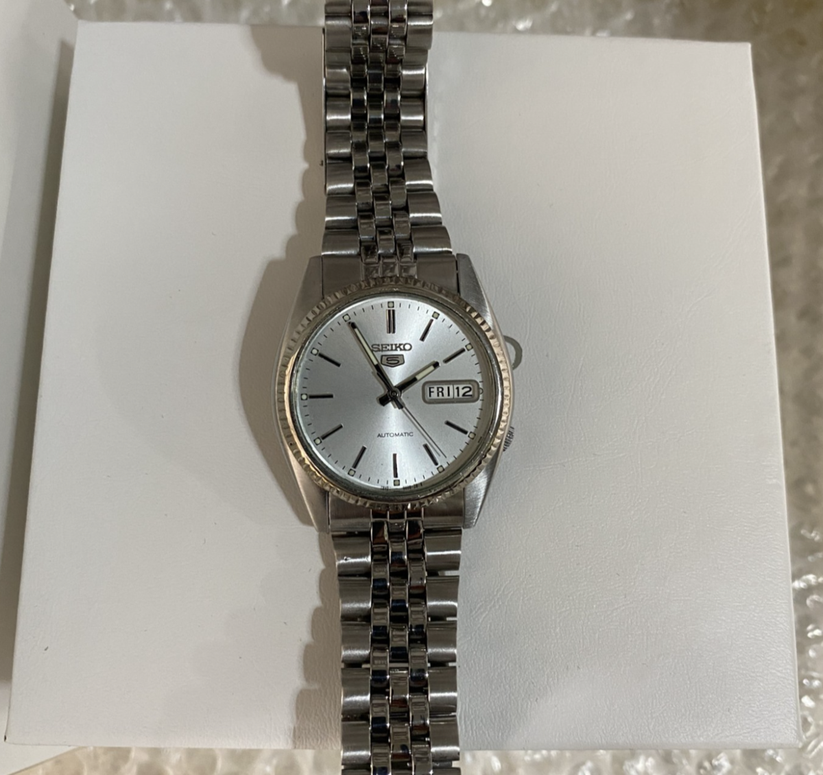 SEIKO5 SNXJ89 【美品】【正常稼働品】 Seiko 5 Sports Silver Men's Watch - SNXJ89 for sale online | eBay