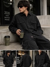 DIckies Work Shirt Long Sleeve Black 2XL Mens