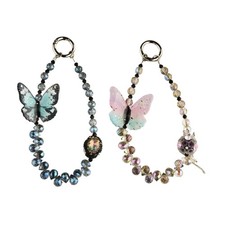 Modern Butterfly Phone Charm Stylish Phone Bracelet For Bags And Wallets