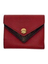 Louis Vuitton Fold Wallet Porteuille Double V Compact Calf Leather Monogram