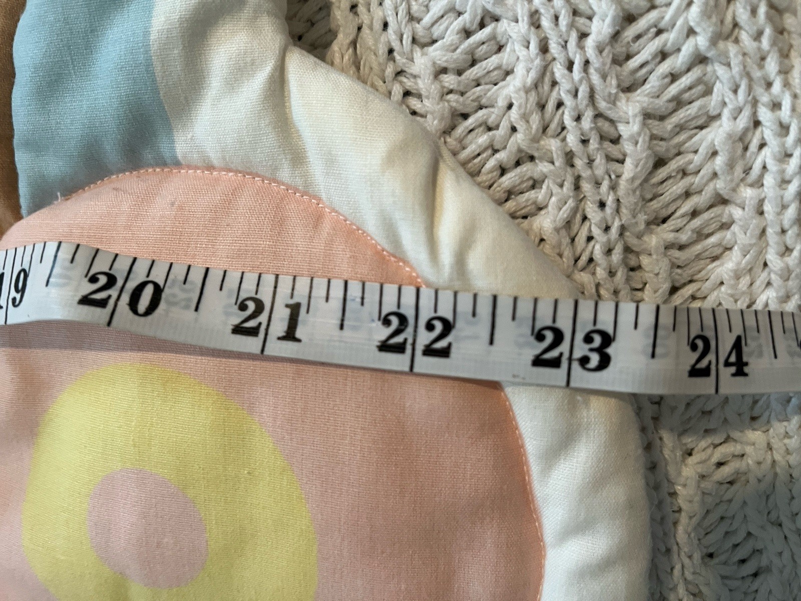 Vintage Rocker LAMB Pastel Colors Nursery Hanging Soft Plush Wall Decor Boy Girl