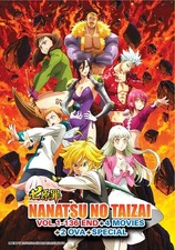 DVD Anime Seven Deadly Sins Complete 1-136 End 2 OVA 4 Movies SP English Dub