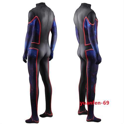 Comic Billy Kaplan Wiccan Costume Men Cosplay Bodysuit Jumpsuit Halloween Suit - Picture 8 of 13