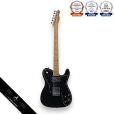 Guitare électrique noire Fender Japan Telecaster Custom TC7260 années 1990