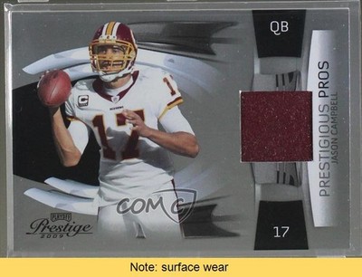 2009 Playoff Prestige Black Materials 19/25 Jason Campbell #20 READ 0v1