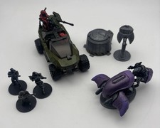 Halo Mini Figures Warthog Ghost Mega Bloks Mi...
