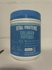 Vital Proteins Collagen Peptides Powder Unflavored 20 oz Expires 2028