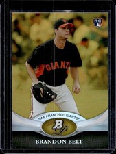 2011 Bowman Platinum Brandon Belt RC Gold Rookie #52 Giants