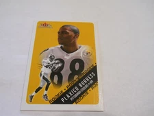 PLAXICO BURRESS ROOKIE CARD PITTSBURGH STEELERS 2000 FLEER TRADITION