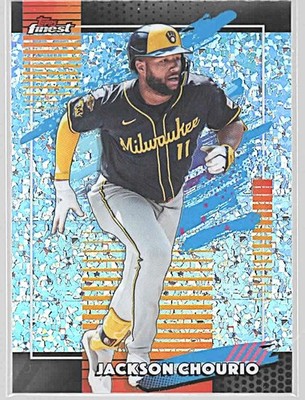 2026 Topps Finest - Jackson Chourio Mini Diamond Uncommon #175 Brewers