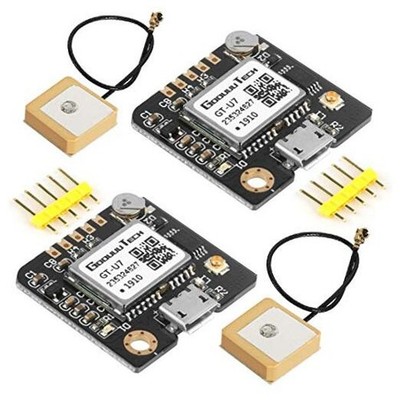 Doudou 2pcs GT-U7 GPS Module, High Sensitivity, Low Power Consumption, 