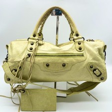 BALENCIAGA The twiggy bag 2 vie borsetta pelle verde 128523 borsa editore Y2K originale