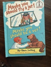 Maybe You Should Fly A Jet Theo LeSieg Dr Seuss Book Club Edition 1980 Hardback