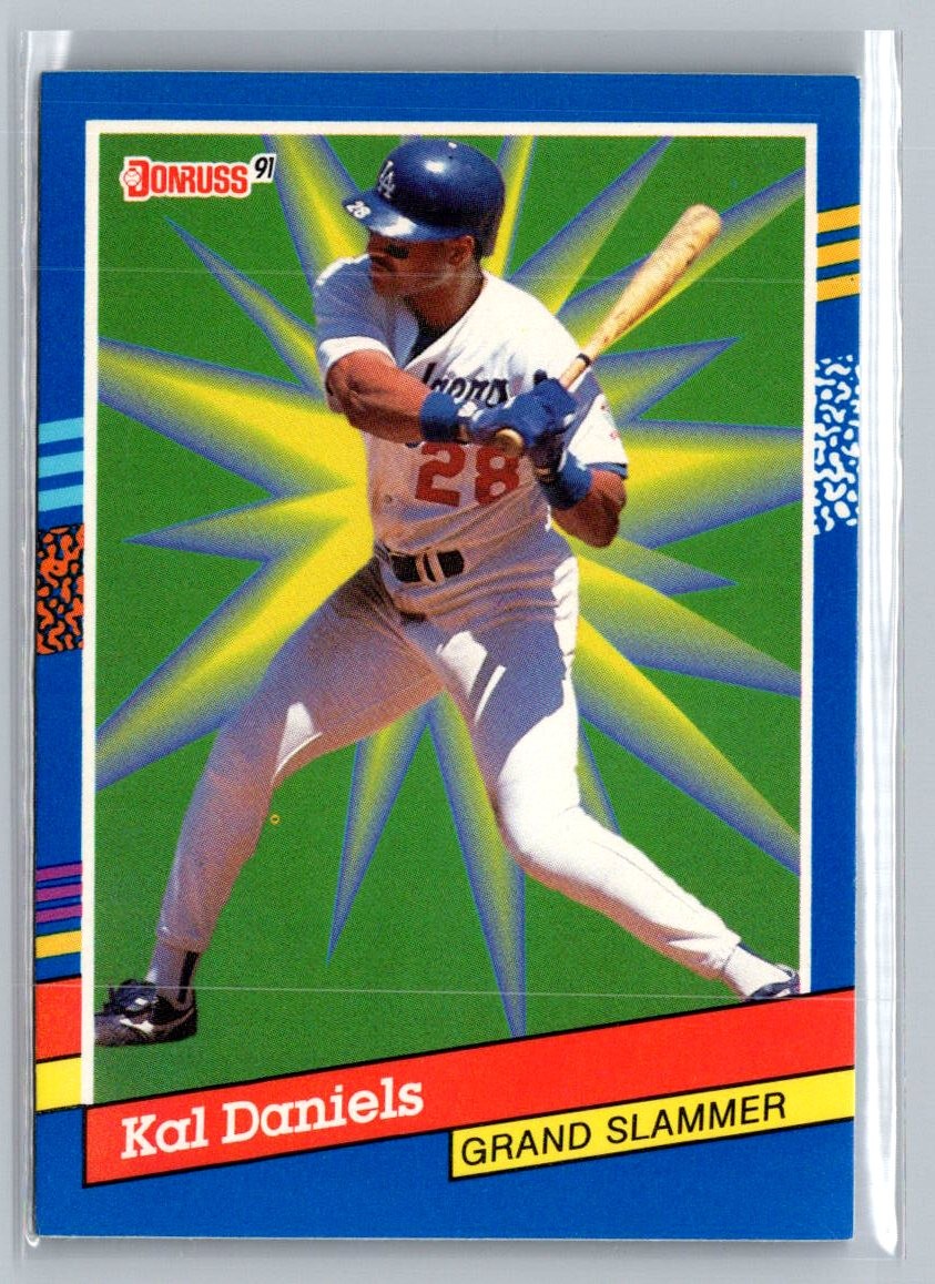 1991 Donruss #3e Kal Daniels Grand Slammers Different Border