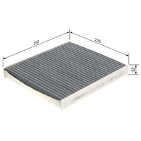 Filter Innenraumluft Bosch 1987432543 FüR Audi Ford Man Seat Skoda VW Cupra