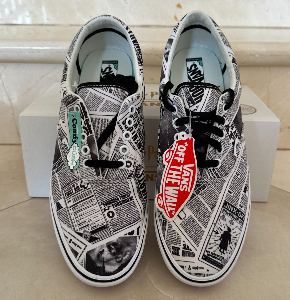 Mens Size 10 - Vans X Harry Potter - Daily Prophet Newspaper