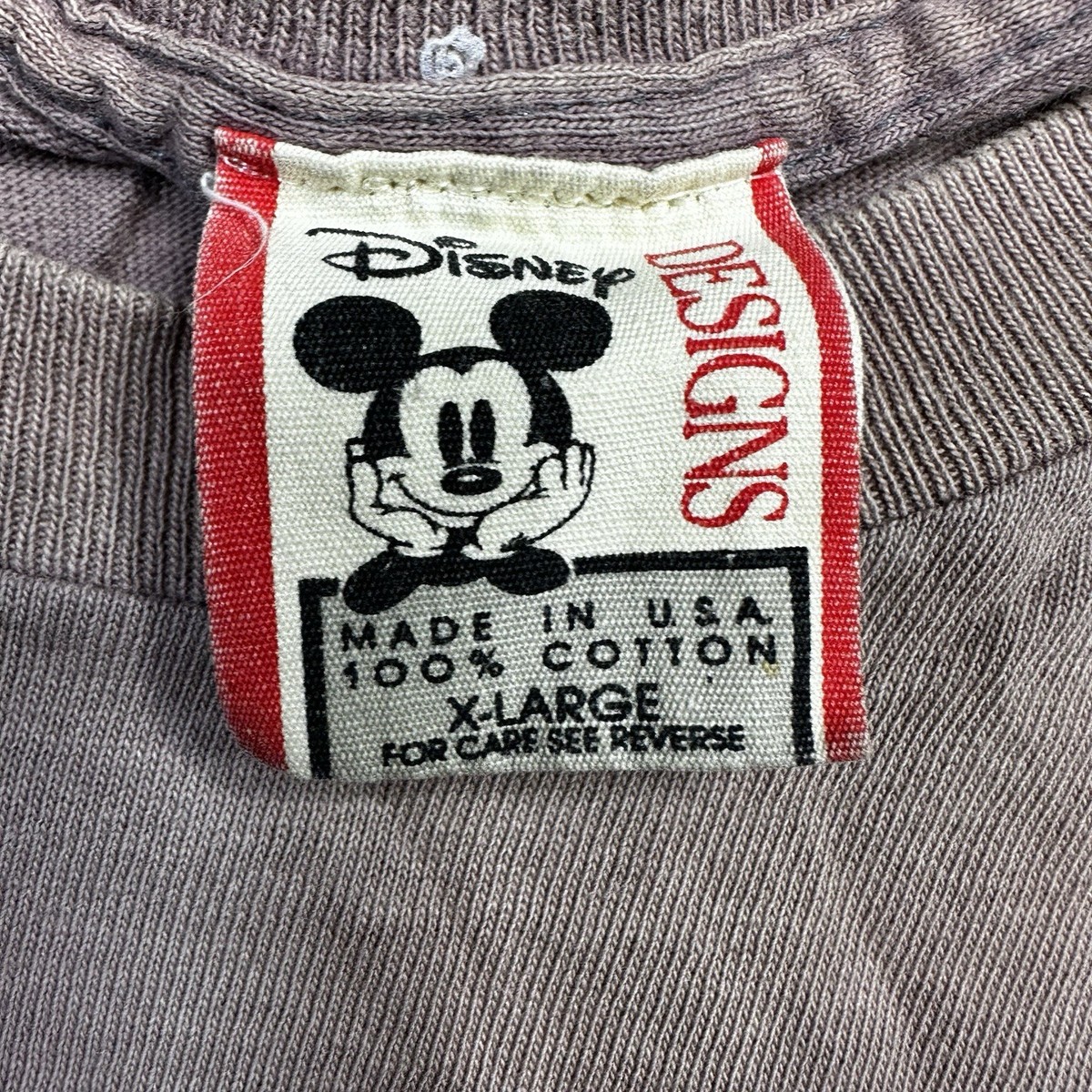 90s USA製 Disney ''ANIMATION NATION'' Vintage 90's Mickey Mouse Disney Animation Nation Rare T-Shirt