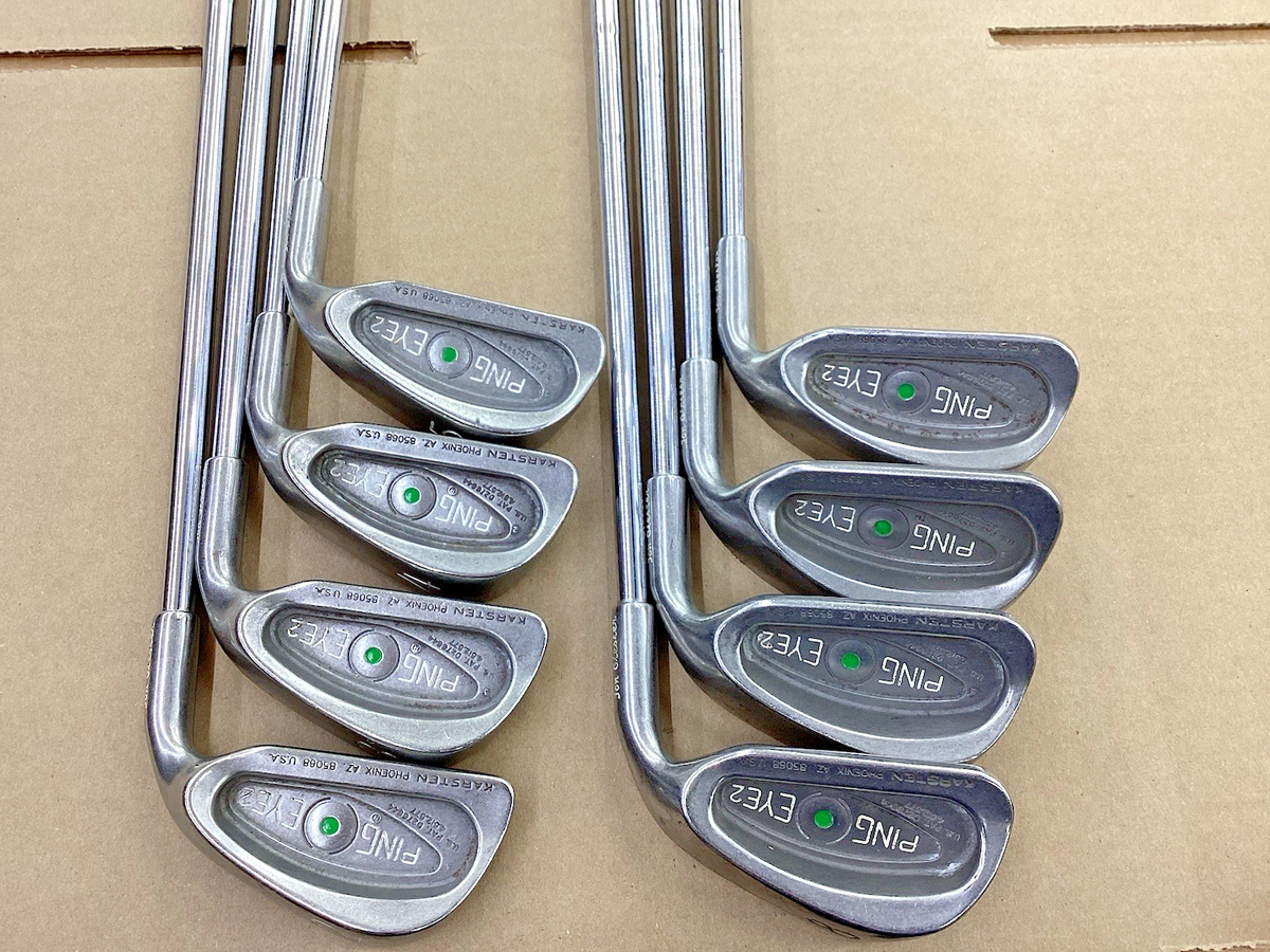 Ping Eye2 RH Steel Green Dot Iron Set Regular # 2,3,4,5,8,9,S,W | eBay