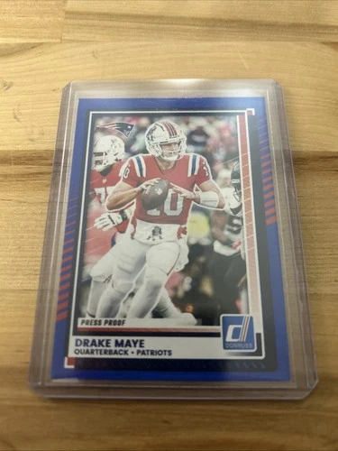 2025 Panini Donruss - Drake Maye #58 Press Proof Blue