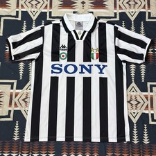 Juventus Vintage Kappa Home Jersey Men's Shirt Rare Size M Season 1995-1996